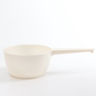 Ковш пластиковый для купания и мытья головы, детский банный ковшик, 1 л., белый - Фото 2