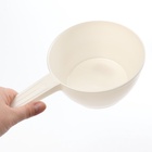 Ковш пластиковый для купания и мытья головы, детский банный ковшик, 1 л., белый - Фото 5