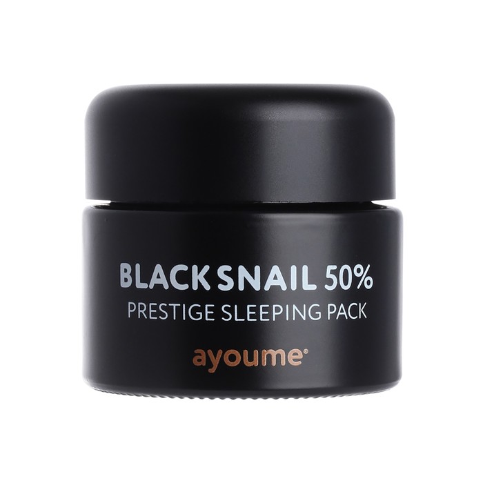 Маска для лица Ayoume Black Snail Prestige Sleeping Pack, ночная, 50 мл - Фото 1