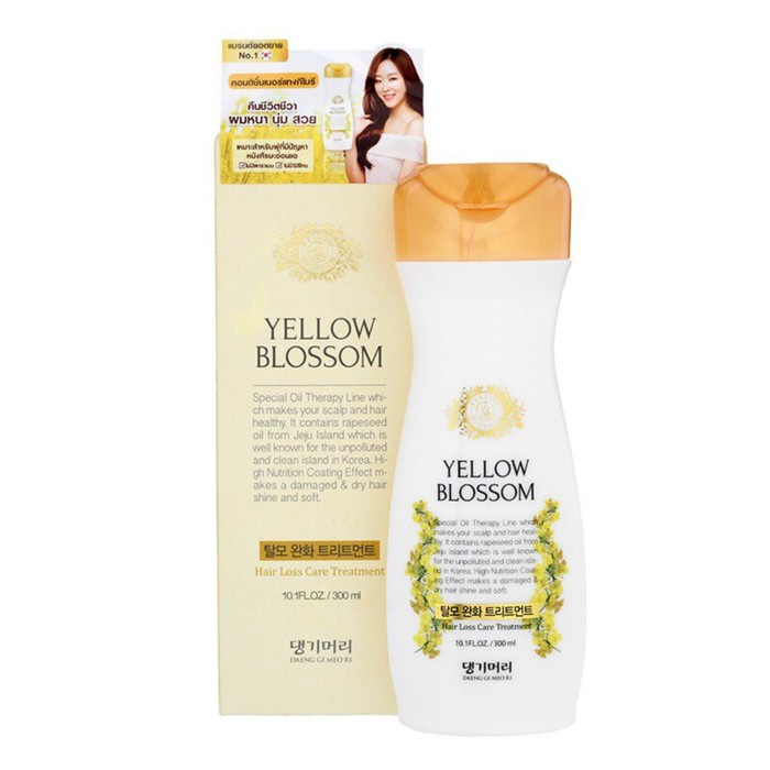 Маска для волос Daeng Gi Meo Ri Yellow Blossom Anti-Hair Loss Treatment, против выпадения, 300 мл - Фото 1