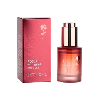 Сыворотка для лица DEOPROCE ROSE HIP WHITENING AMPOULE 28 мл