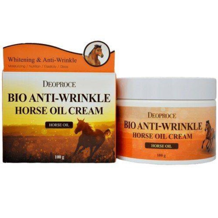 Крем для лица Deoproce Bio Anti-wrinkle Horse Oil Cream, 100 г - Фото 1
