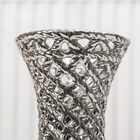 ваза керамика серебрянная сетка 28*9*9 см - Фото 2