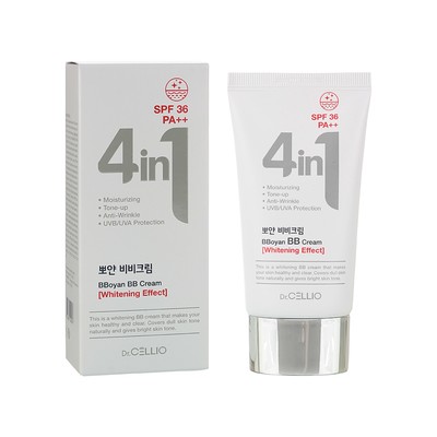 BB-крем для лица Dr.Cellio 4 In 1 Whitening Effect, 50 мл