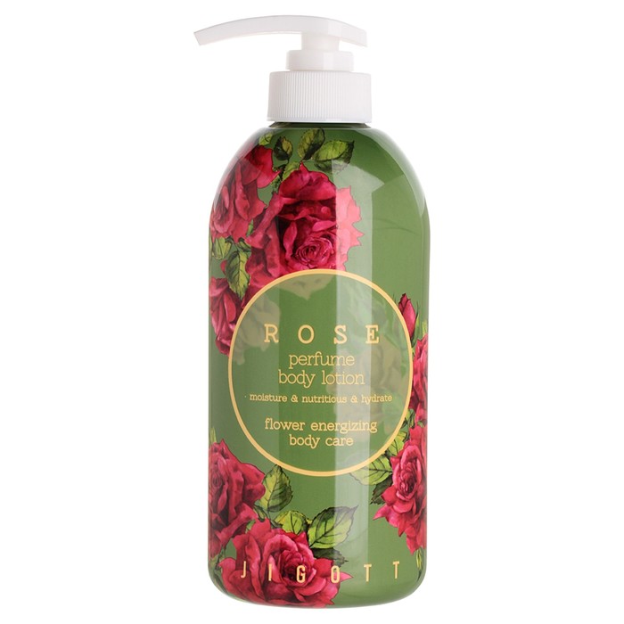 Лосьон для тела Jigott, парфюмированный, с экстрактом Розы, 500 мл - Фото 1