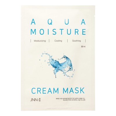 Маска тканевая увлажняющая JNN-II AQUA MOISTURE CREAM MASK 30 мл