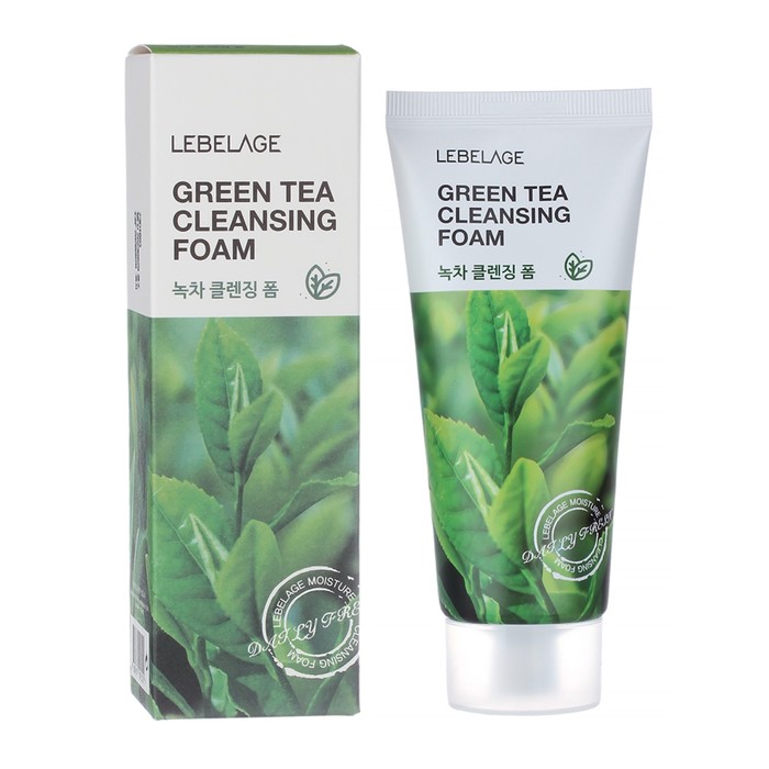 Пенка для умывания Lebelage Green Tea Cleansing Foam, 100 мл - Фото 1