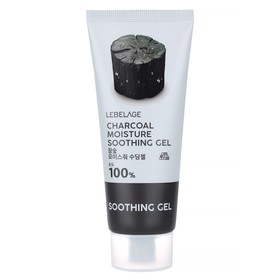 Гель для лица и тела Lebelage Charcoal Moisture Purity 100% Soothing Gel, 100 мл