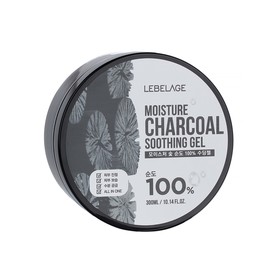 Гель для лица и тела Lebelage Moisture Charcoal Purity 100% Soothing Gel, 300 мл