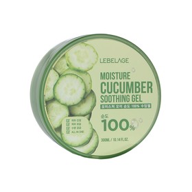 Гель для лица и тела Lebelage Moisture Cucumber Purity 100% Soothing Gel, 300 мл