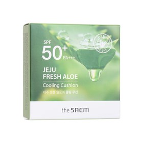 Кушон охлаждающий солнцезащитный Jeju Fresh Aloe SPF 50+PA+++ 12 гр