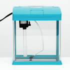 Аквариум SeaStar HX-240ZF в комплекте: LED-лампа двухцветная, фильтр 200 л/ч, 12 л, голубой - Фото 2