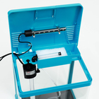 Аквариум SeaStar HX-240ZF в комплекте: LED-лампа двухцветная, фильтр 200 л/ч, 12 л, голубой - Фото 5