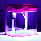 Аквариум SeaStar HX-240F, 10 л, в комплекте: LED-лампа, фильтр, розовый - Фото 11