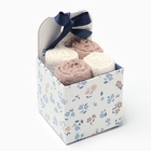 Набор махровых салфеток Этель Enough 30х30 см - 4 шт, 100% хлопок, 340 гр/м2 - фото 809413191