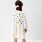 Платье детское с дл. рукавом KAFTAN "Сердечки", р.34 (122-128 см) 10329919 - фото 14297449