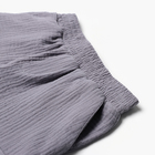 Костюм (футболка и шорты ) детский KAFTAN "Муслин", р.30 (98-104 см) серый - Фото 4