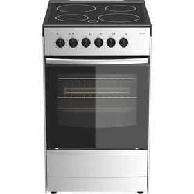 Плита Darina 1B EC341 606 S, электрическая, 4 конфорки, 50 л, электрическая духовка, серая