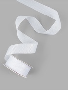 Лента декоративная «Ромбы», 25 мм, 9.1±0.5 м, белая - Фото 3