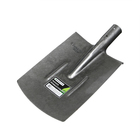 Лопата штыковая прямоугольная, тулейка 40 мм, рельсовая сталь, без черенка, Greengo - Фото 1