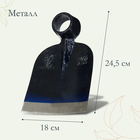 Мотыга кованая, тулейка 40 мм, без черенка, Greengo - Фото 2