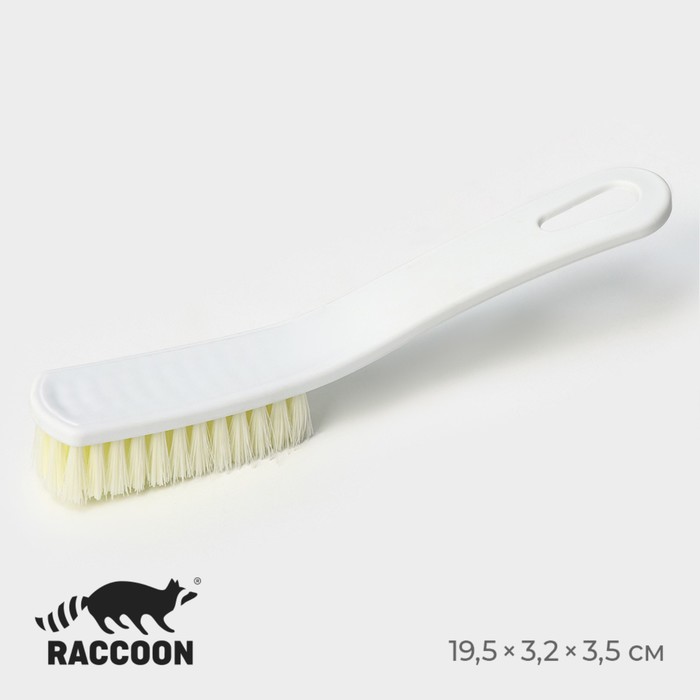 Щётка с ручкой Raccoon Breeze, 19.5×3 см, ворс 7.5×2.6×2 см - Фото 1