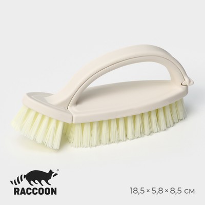 Щётка утюжок для уборки двойная Raccoon Breeze, 2 шт., 18.5×5.8×8.5 см, ворс 2.7 см, молочная