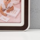 Фоторамка для фото 3 фото 10×15 см «Мама», 33×33 см, венге-белый, (пластиковый экран) - Фото 2