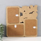 Фоторамка для фото 3 фото 10×15 см «Мама», 33×33 см, венге-белый, (пластиковый экран) - Фото 3