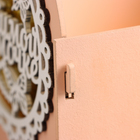 Кашпо "Любимой мамочке" (13*13,5*12,8)Пудровый-белый - фото 23874518