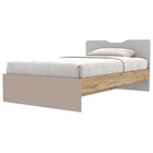 Кровать «Модена», 1200×2000 мм, цвет дуб вотан / кашемир серый / глиняный серый - Фото 1