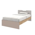 Кровать «Модена», 1200×2000 мм, цвет дуб вотан / кашемир серый / глиняный серый - Фото 2
