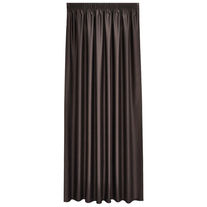 Портьера Decofest «Омбра», размер 200x280 см, цвет коричневый