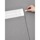 Портьера «Омбра», размер 200x280 см, цвет светло-серый - Фото 6