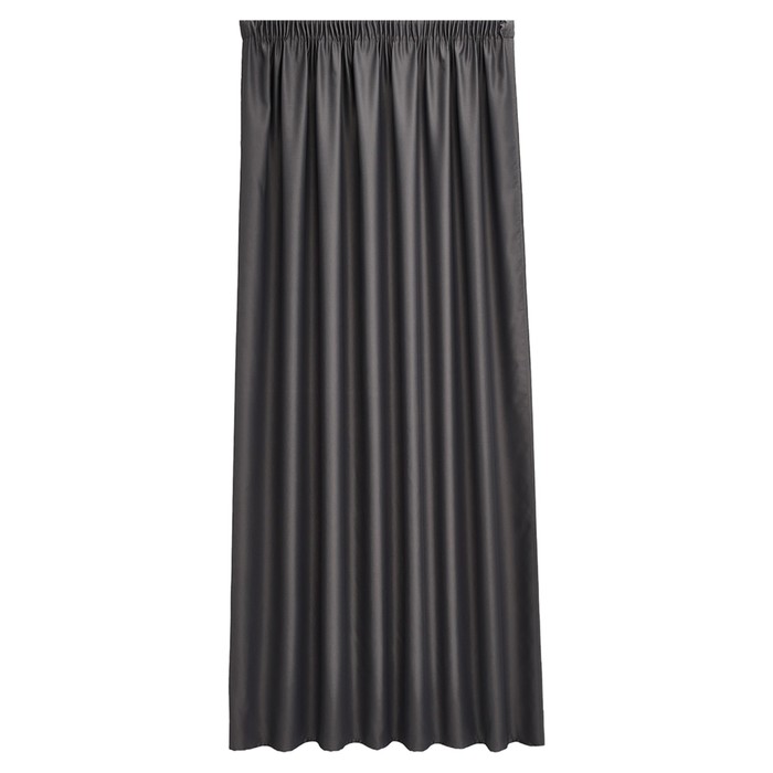 Портьера «Омбра», размер 200x280 см, цвет серый - Фото 1