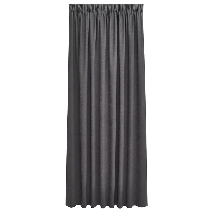 Портьера Decofest «Софи», размер 200x280 см, цвет тёмно-серый