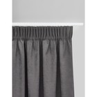Портьера «Софи», размер 200x280 см, цвет тёмно-серый - Фото 9