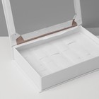 УЦЕНКА Подставка для украшений «Дорожная» 36 мест, 18.5×12.5×4 см, белая - Фото 6