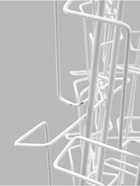 УЦЕНКА Буклетница вращающаяся 144 ячейки для открыток А5, 62.4×62.4×180 см, цвет белый - Фото 4