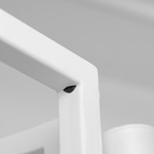 УЦЕНКА Буклетница вращающаяся 144 ячейки для открыток А5, 62.4×62.4×180 см, цвет белый - Фото 8