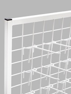 Стойка с сеткой, двухсторонняя, в комплекте 96 крючков для семян, 63×72×183 см, белая - Фото 13