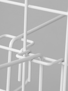 Стойка с сеткой, двухсторонняя, в комплекте 96 крючков для семян, 63×72×183 см, белая - Фото 15