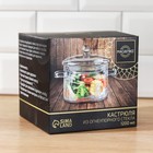 УЦЕНКА Кастрюля из жаропрочного стекла Magistro «Лия», 1.2 л, 20×14 см - Фото 9