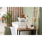 УЦЕНКА Корзина для белья круглая Доляна «Лофт», 35×40 см - Фото 9