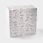 УЦЕНКА Блюдо торта и пироженых "Зайка" 20,5х11,5 см, цвет белый - Фото 7