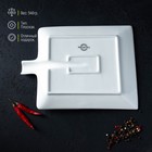 УЦЕНКА Блюдо фарфоровое "Лопатка" 24,5x18x3,5 см - фото 14918210