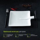 УЦЕНКА Блюдо фарфоровое "Лопатка" 24,5x18x3,5 см - фото 14918214