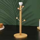 УЦЕНКА Набор кружек фарфоровых на деревянной подставке 4 шт. «Bella Tenero» кружка 400 мл - Фото 2