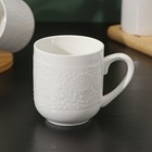 УЦЕНКА Набор кружек фарфоровых на деревянной подставке 4 шт. «Bella Tenero» кружка 400 мл - Фото 4