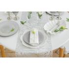 УЦЕНКА Блюдо фарфоровое «Бланш.Лист» 31×22×3.5 см - Фото 7